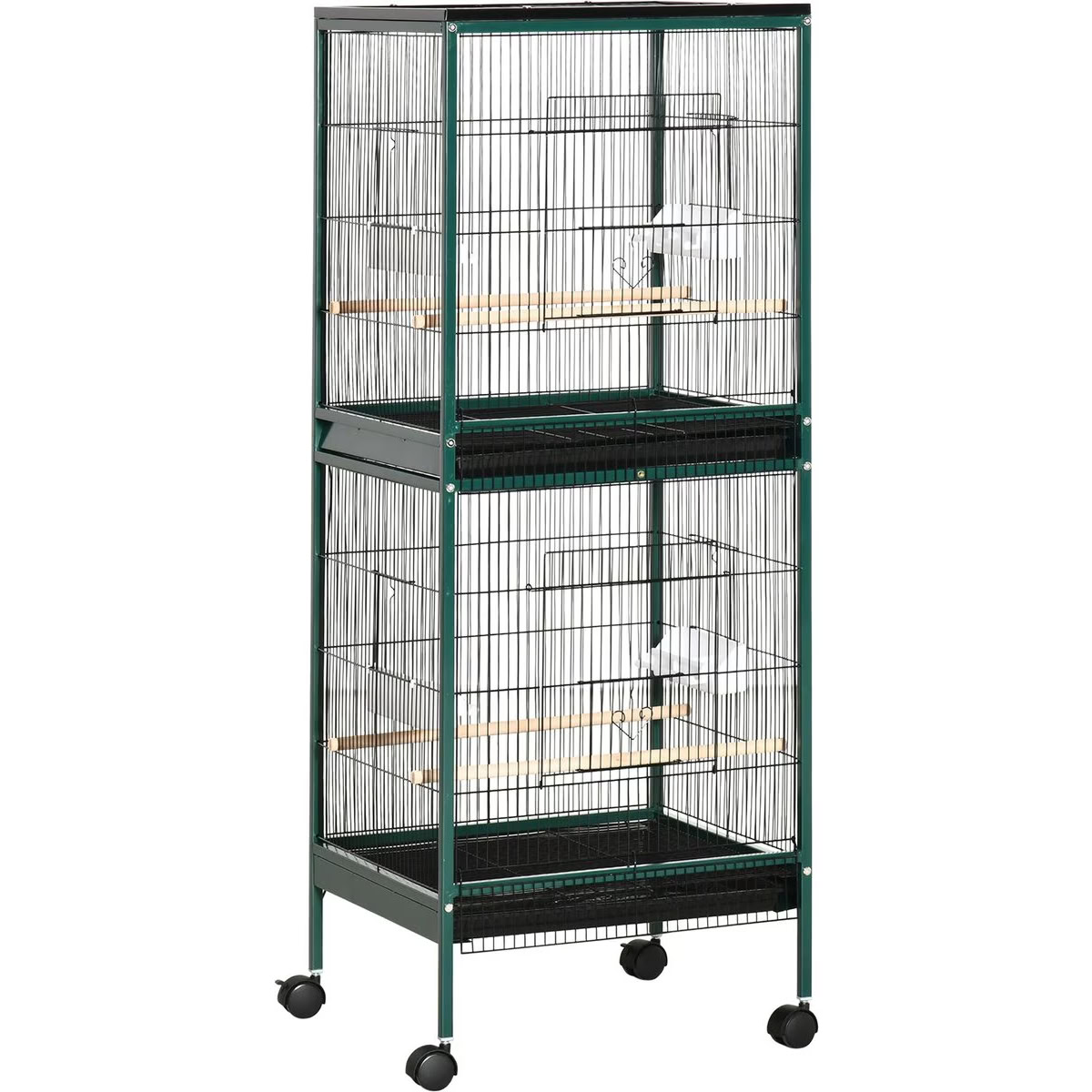Pawhut 55-In 2-In-1 Aviary Bird Cage
