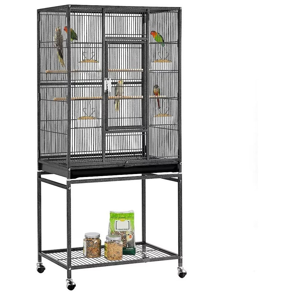 Yaheetech 54-In Rolling Metal Mobile Bird Cage