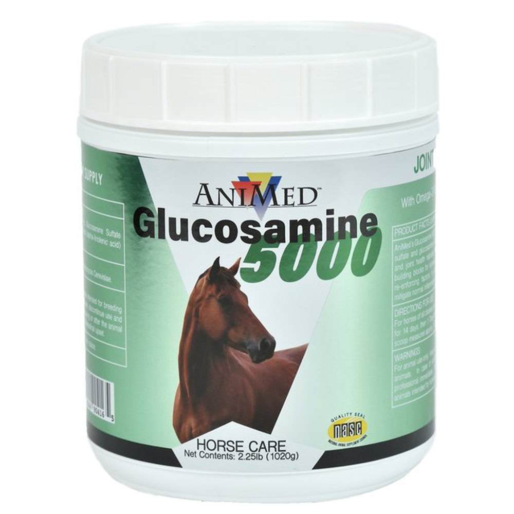 AniMed Glucosamine 5000 Joint Support Powder Horse Supplement