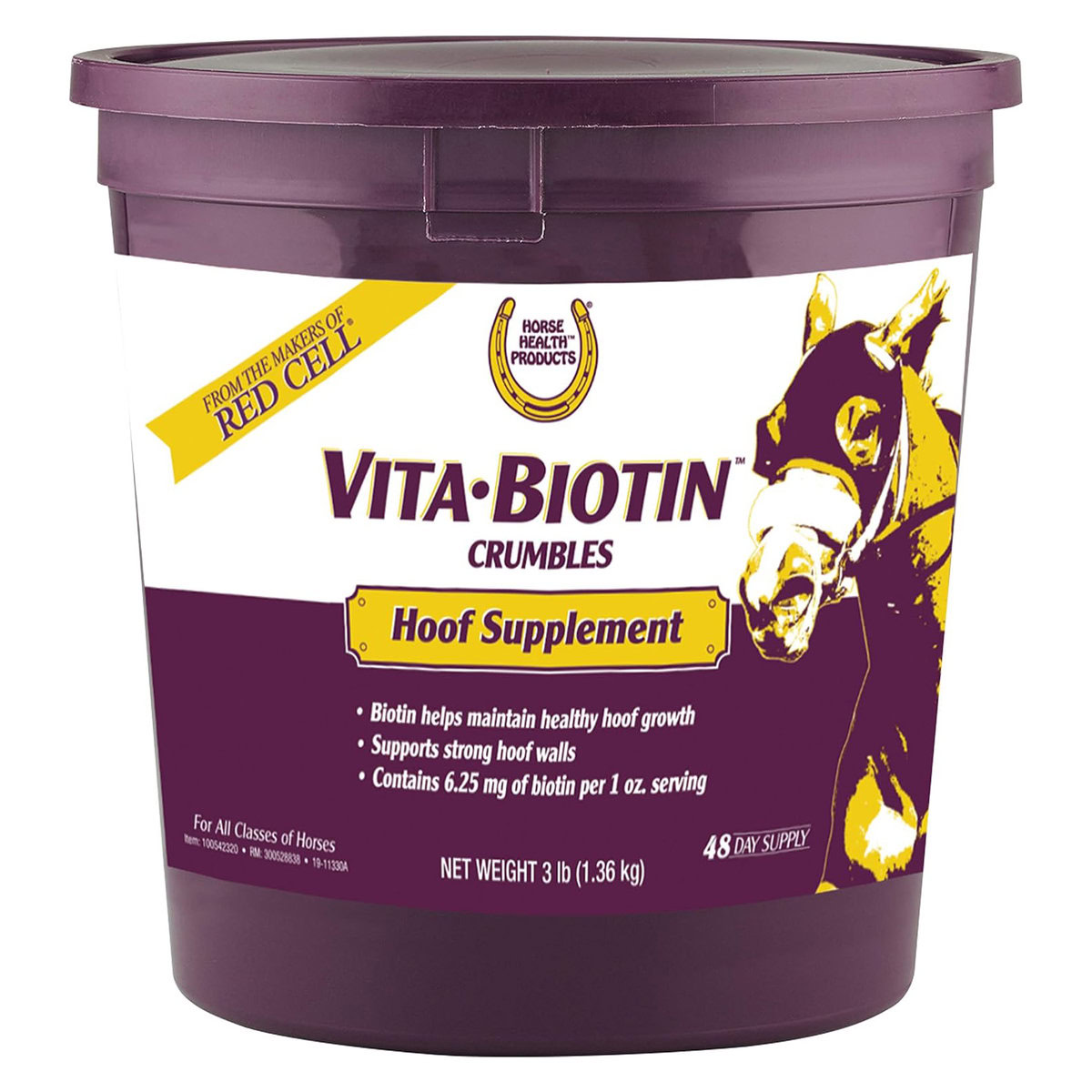 Vita Biotin Crumbles horse hoof Supplement