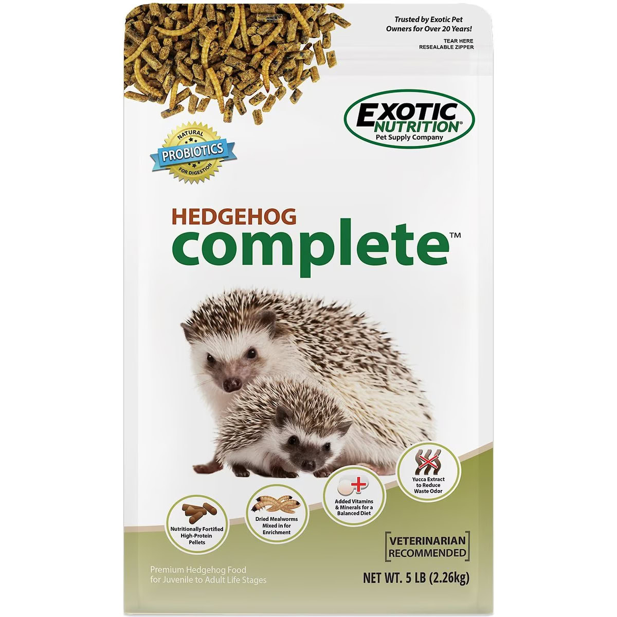 Exotic Nutrition Hedgehog Complete Hedgehog Food