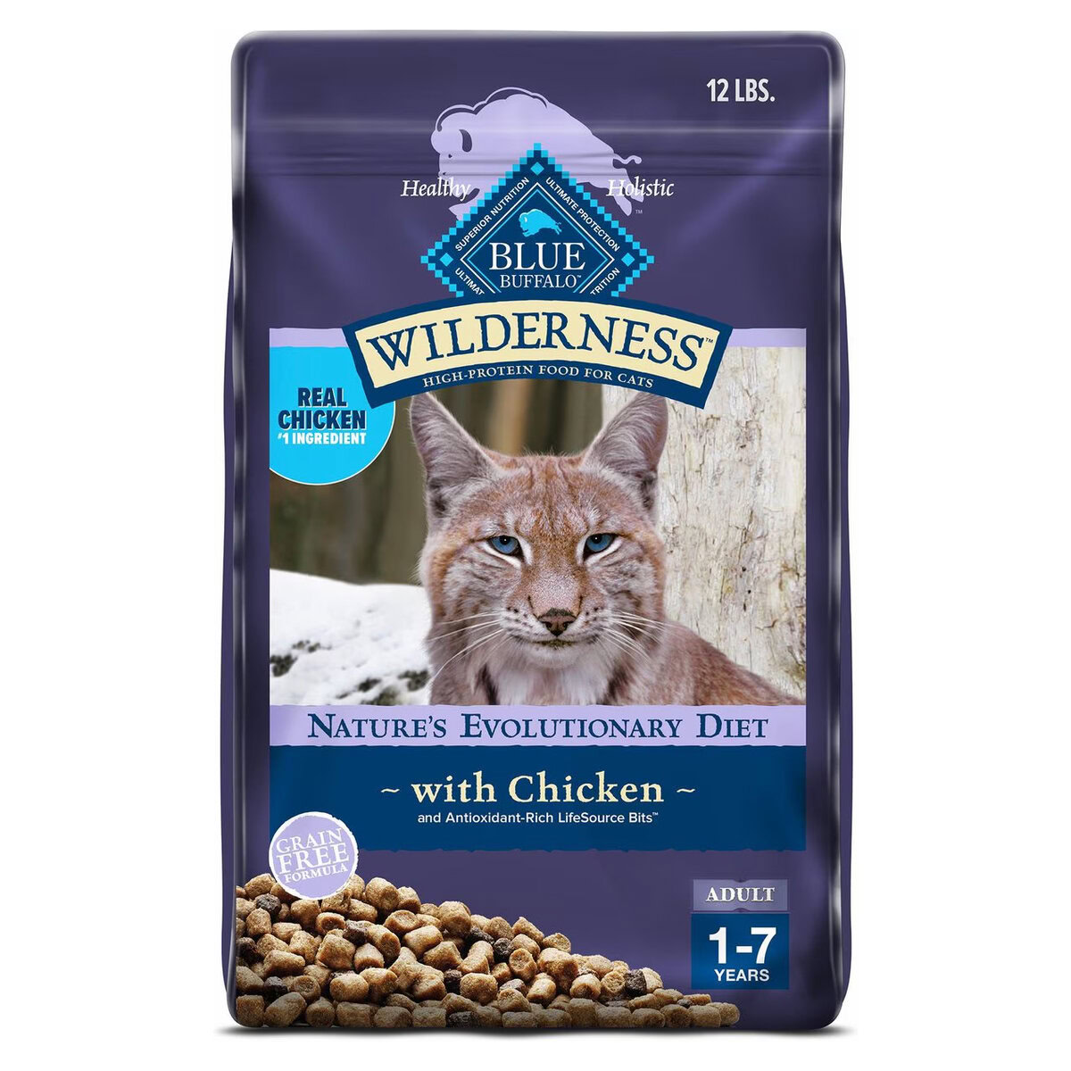 Blue Buffalo Chicken Recipe Grain-Free Dry Cat Foods