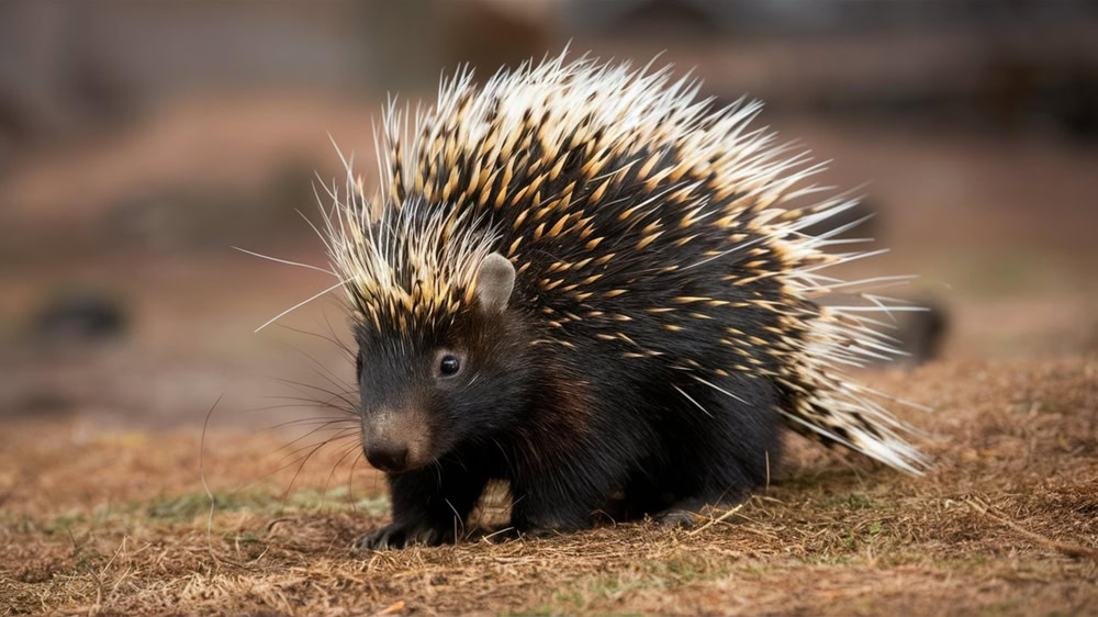 Porcupine in the wild