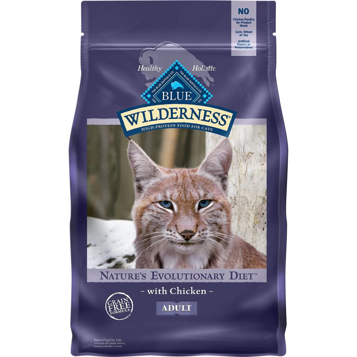 Blue Buffalo Wilderness Chicken Recipe Grain-Free Dry Cat Food