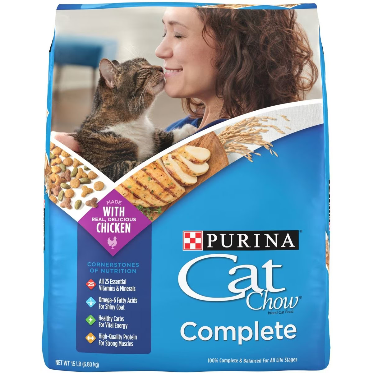 Cat Chow Complete with Chicken & Vitamins Dry Cat Food 