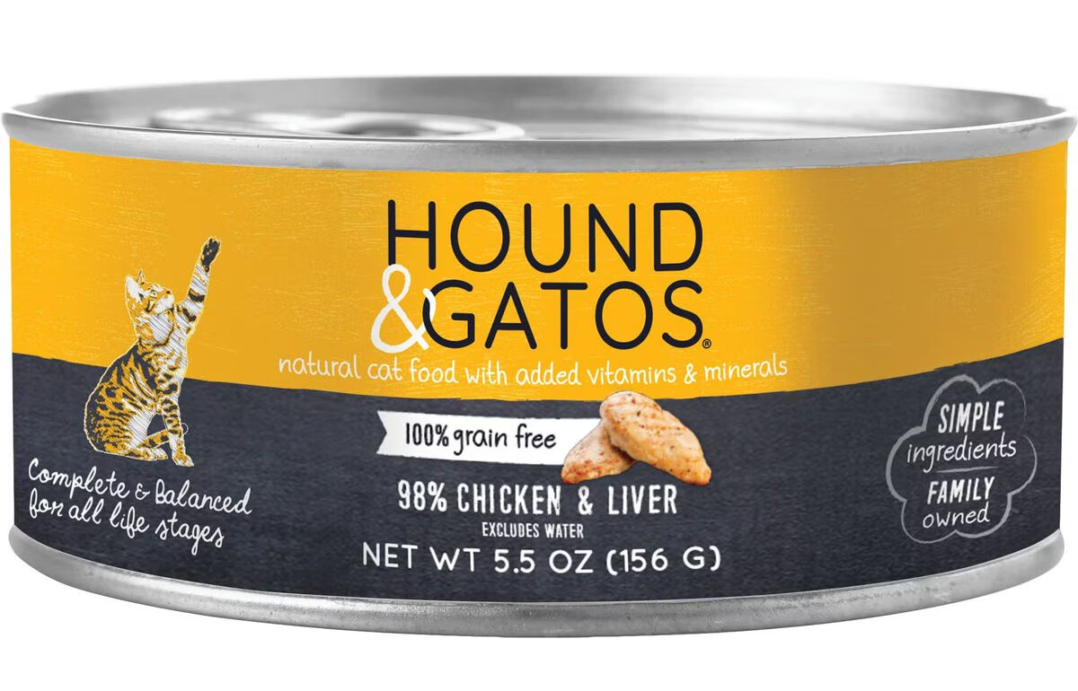 Hound & Gatos 98% Chicken & Liver Canned Cat Food