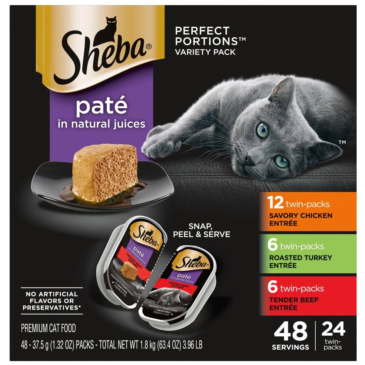 Sheba Perfect Portions Grain-Free Multipack Cat Food
