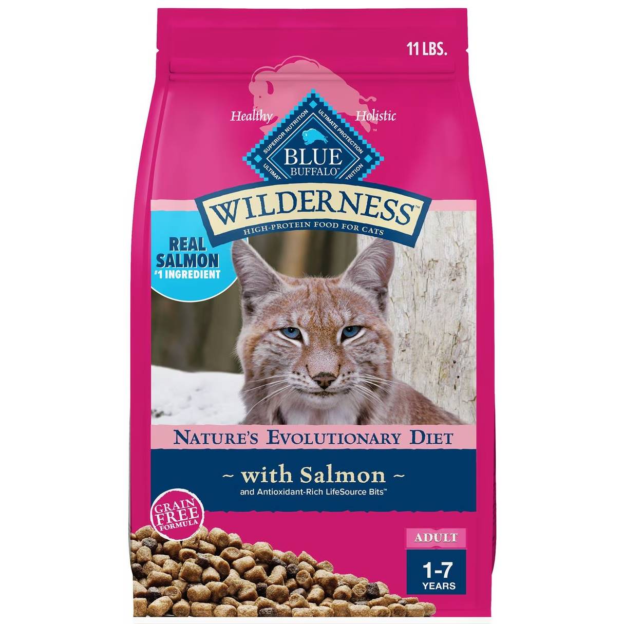 Blue Buffalo Wilderness Salmon Dry Cat Food