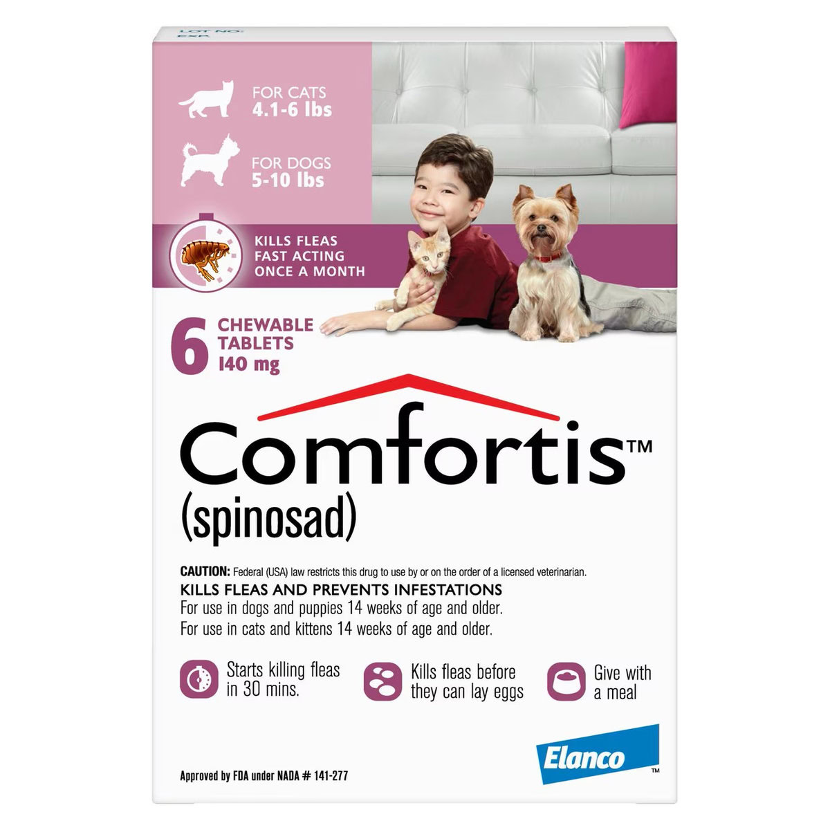 Comfortis Chewable Tablet for Cats