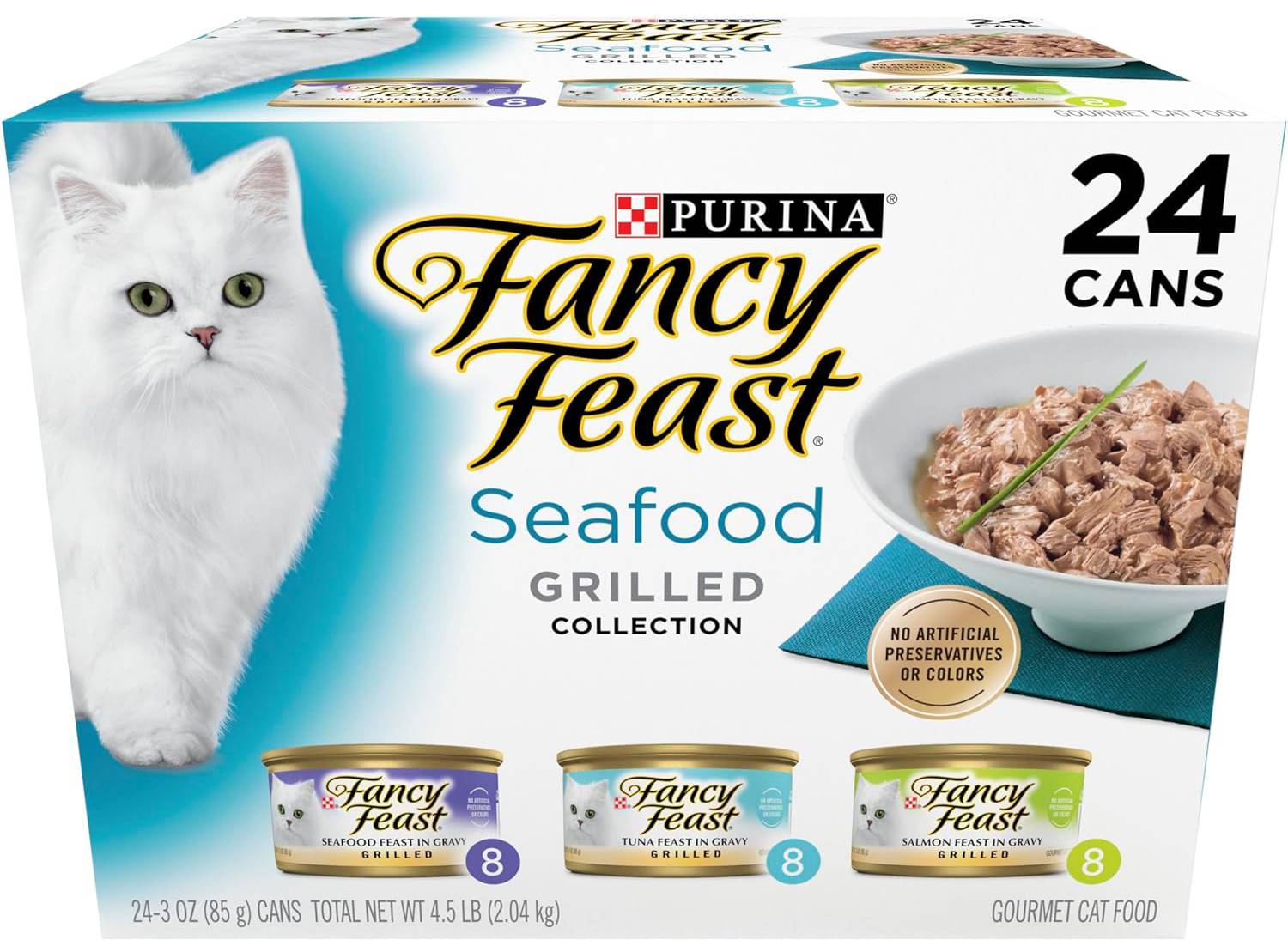 Fancy Feast Grilled Seafood Feast Variety Pack