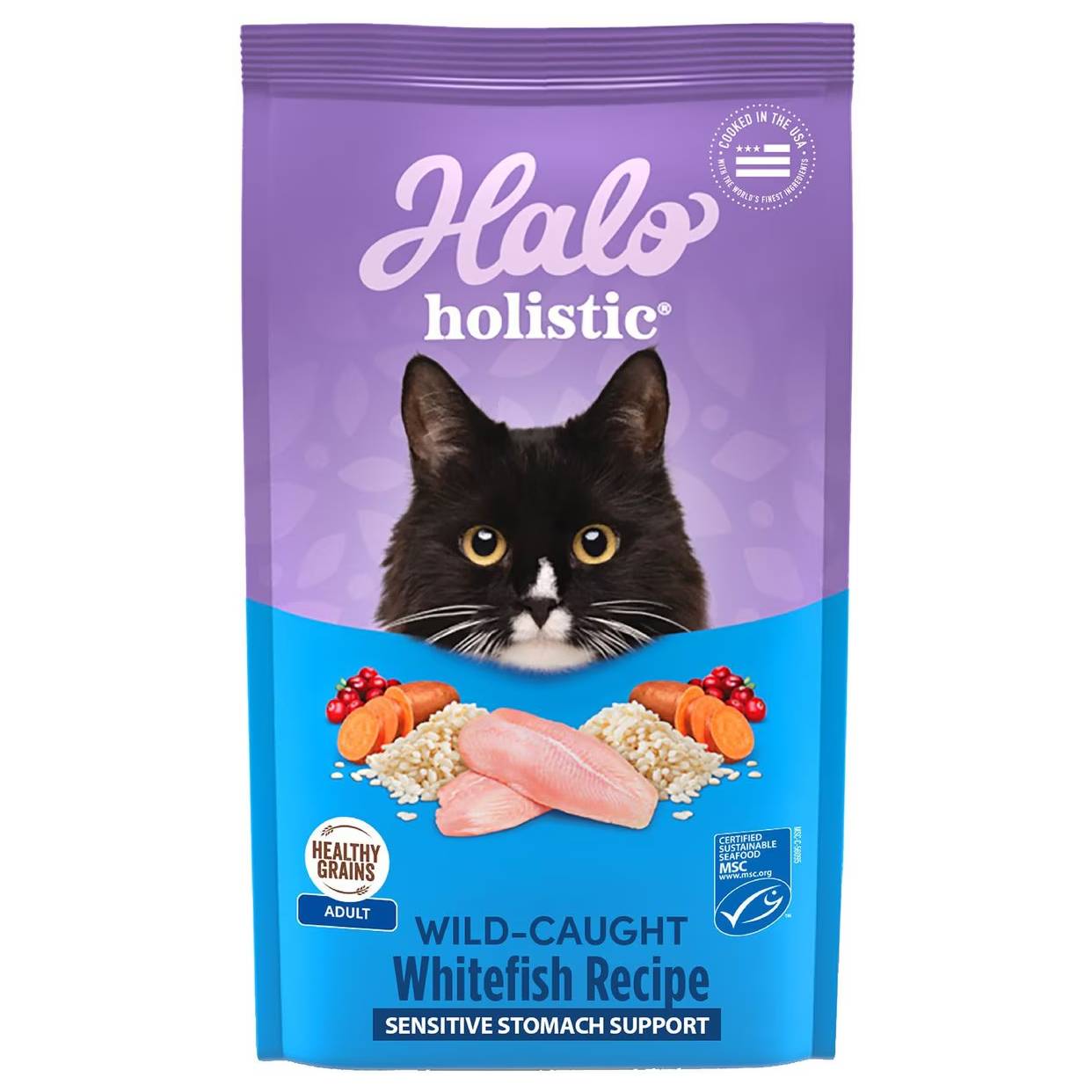 Halo Holistic Seafood Stomach Dry Cat Food