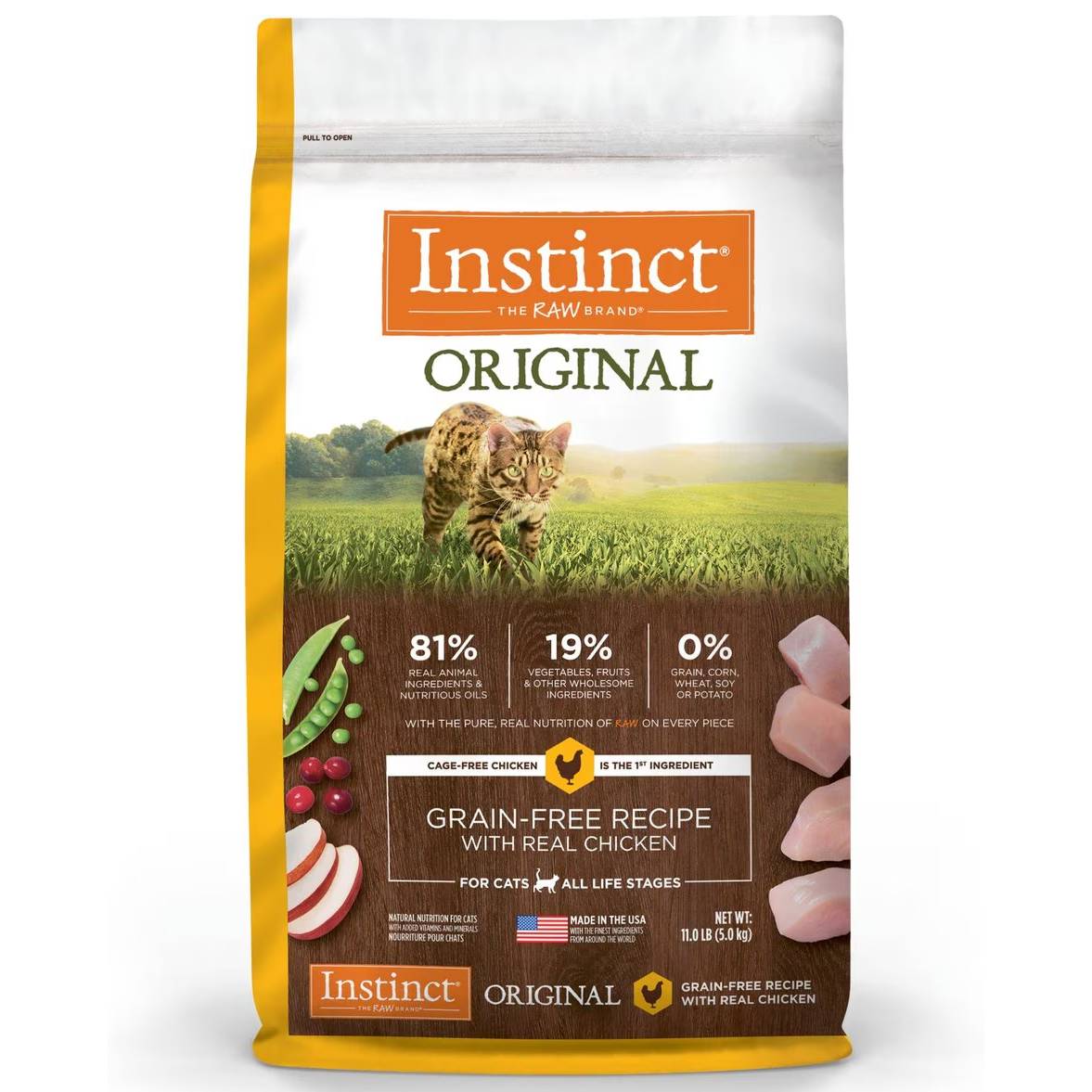 Instinct Original with Real Chicken Raw Coated Dry Cat Food
