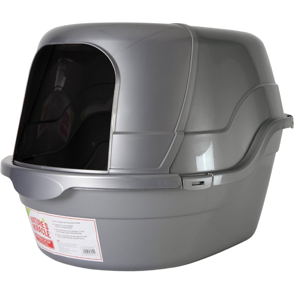 Nature’s Miracle Hooded Flip Top Litter Box