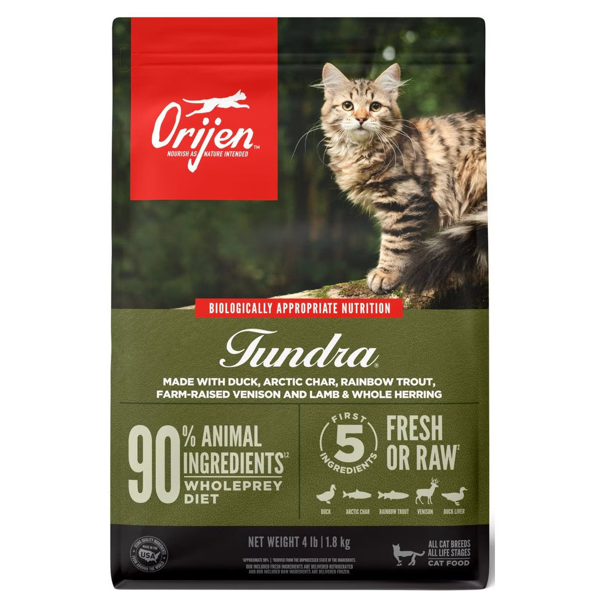 Orijen Tundra Premium Grain-Free Dry Cat Food