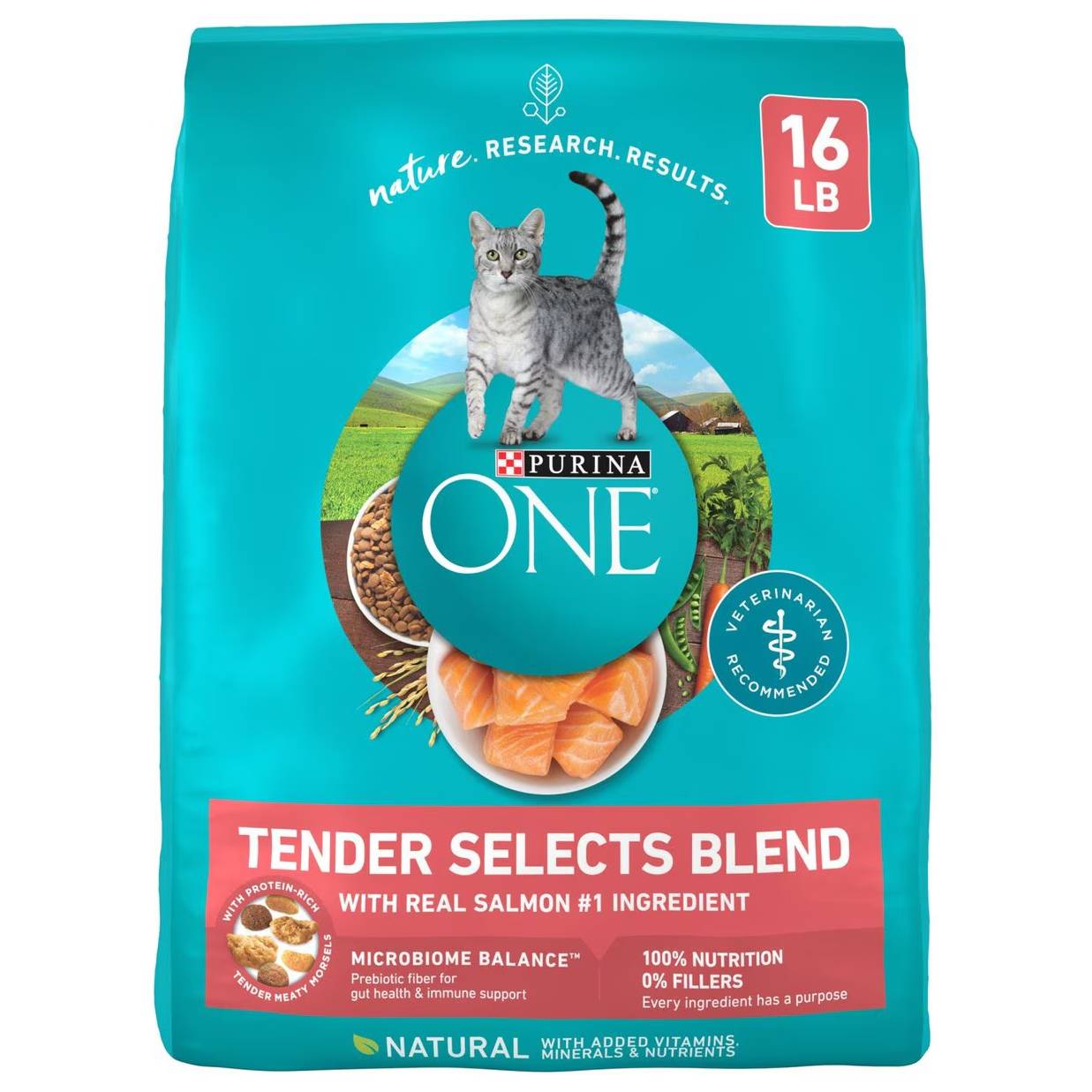Purina ONE Tender Selects Blend Real Salmon
