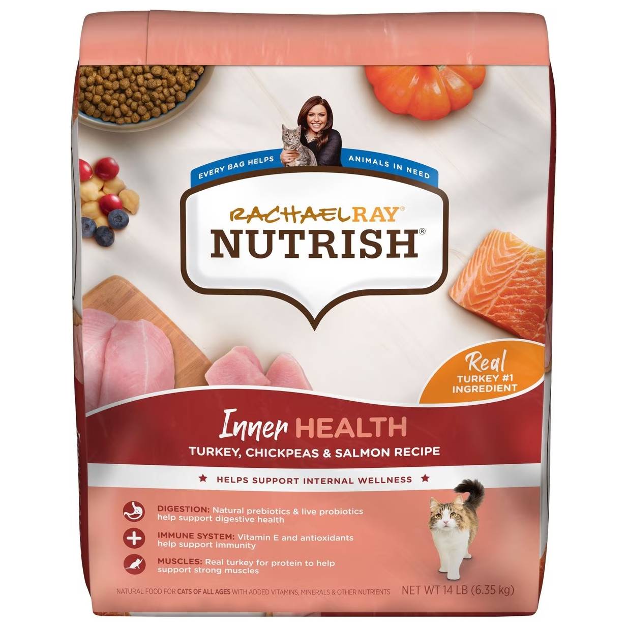 Rachael Ray Nutrish Inner Health Turkey Dry Cat Food