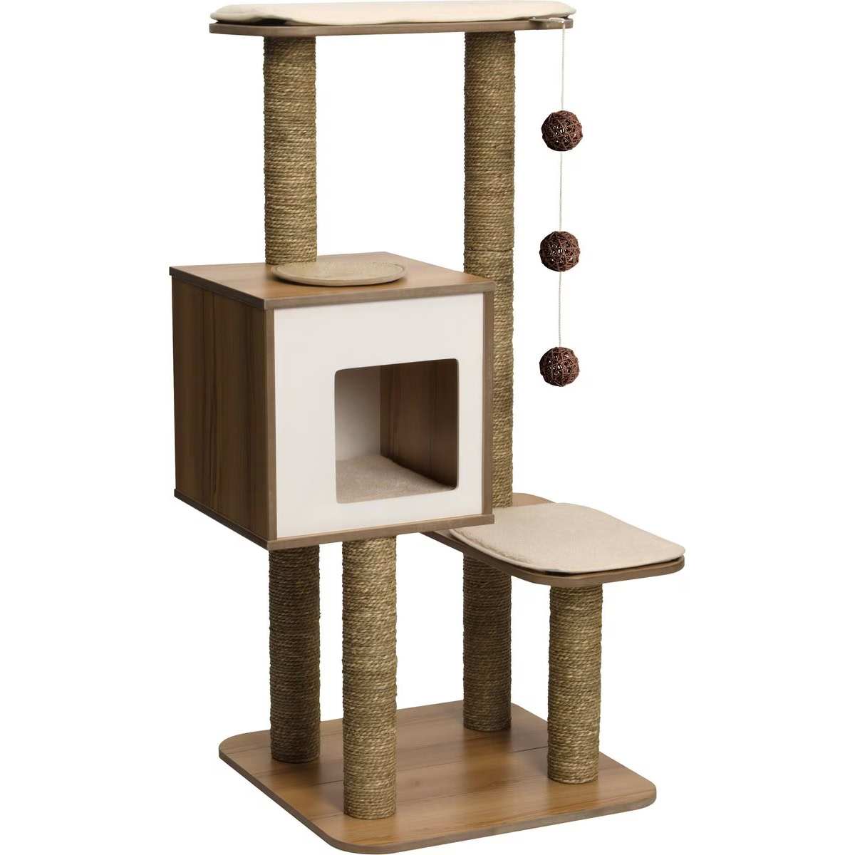 Vesper High Base 47.8-in Modern Cat Tree & Condo