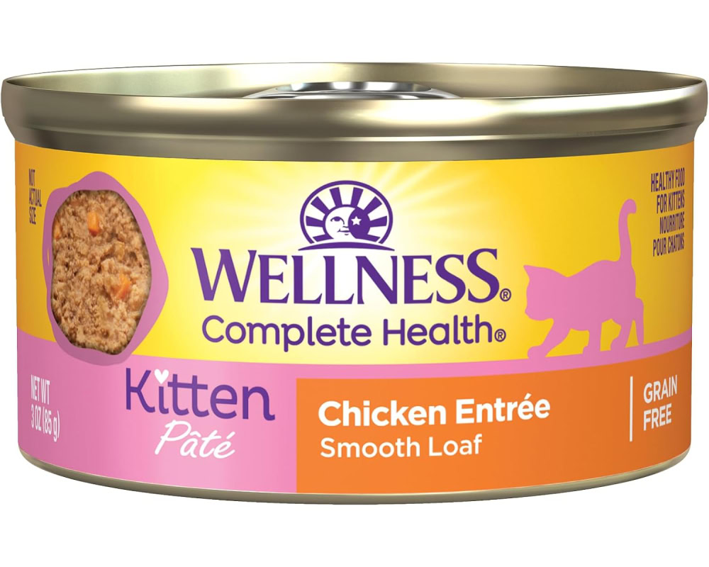 Wellness Complete Health Grain-Free Chicken Entrée Wet Kitten Food