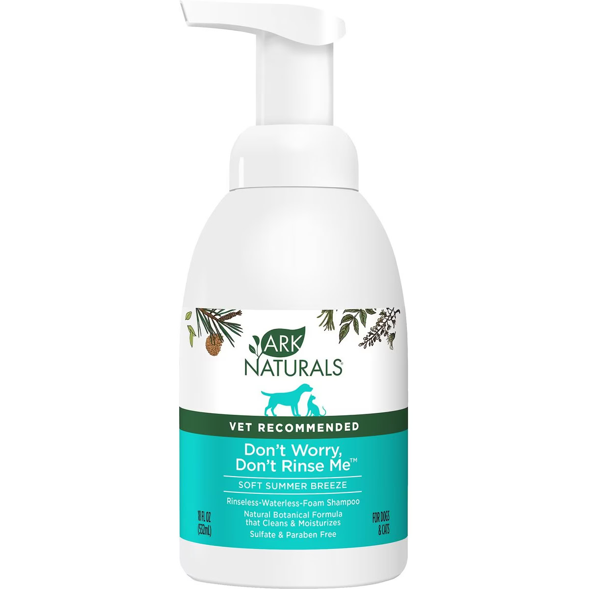 Ark Naturals Don't Rinse Me Waterless Cat Shampoo
