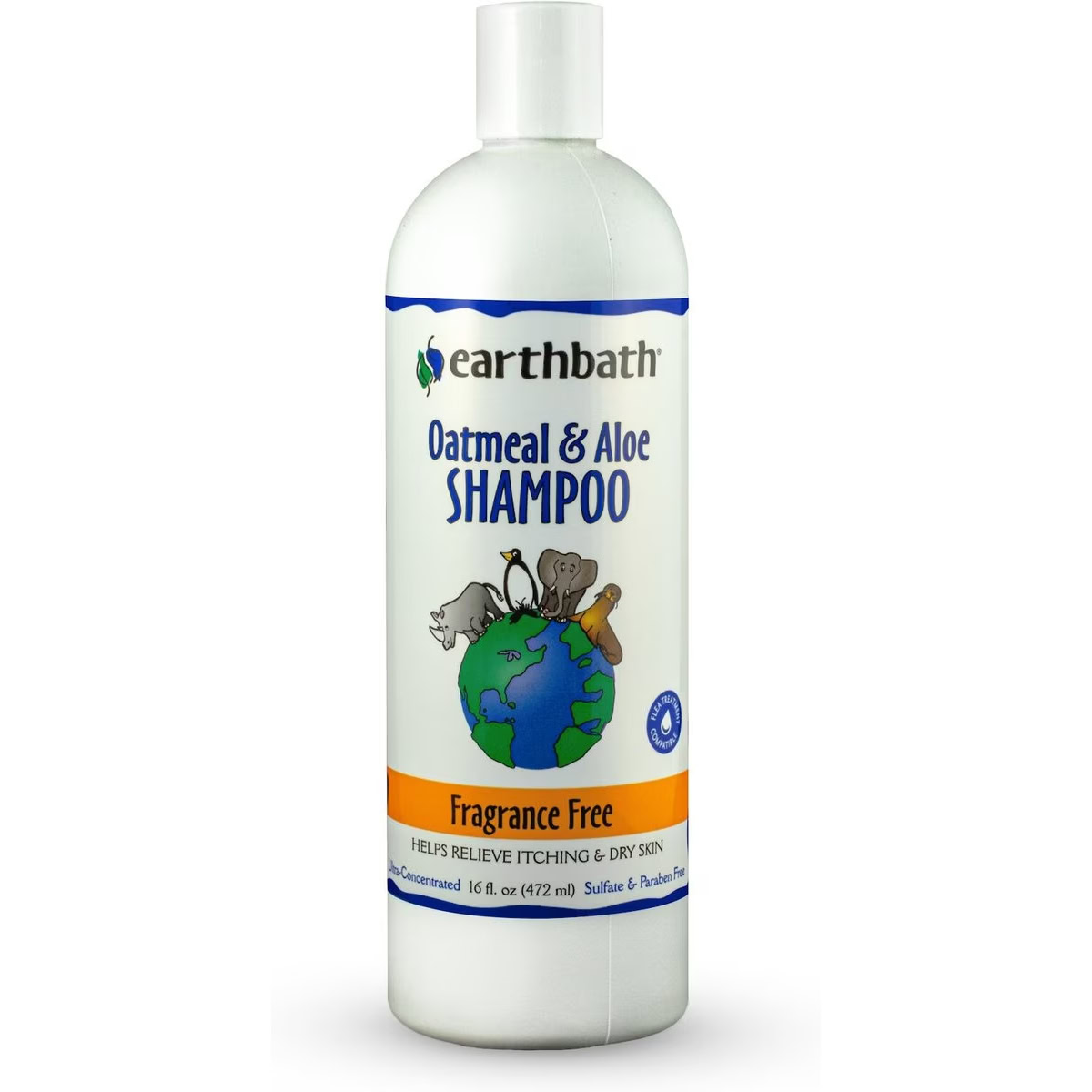 Earthbath Oatmeal & Aloe Fragrance-Free Pet Shampoo