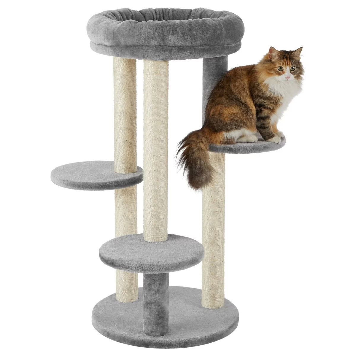 Frisco Faux Fur Cat Tree 
