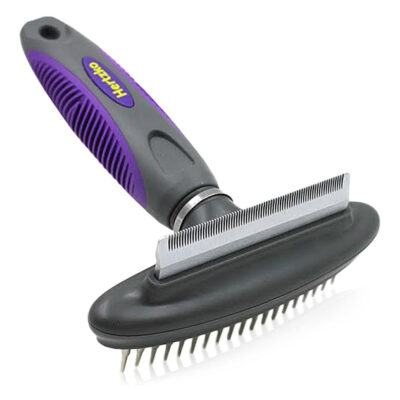 Hertzco 2-in-1 Cat Grooming Tool