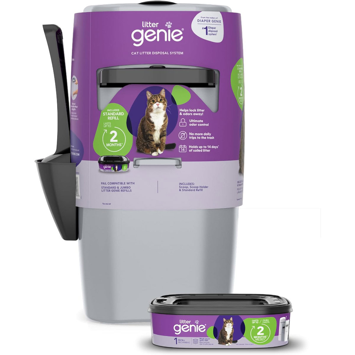 Litter Genie Standard Pail Cat Litter Box