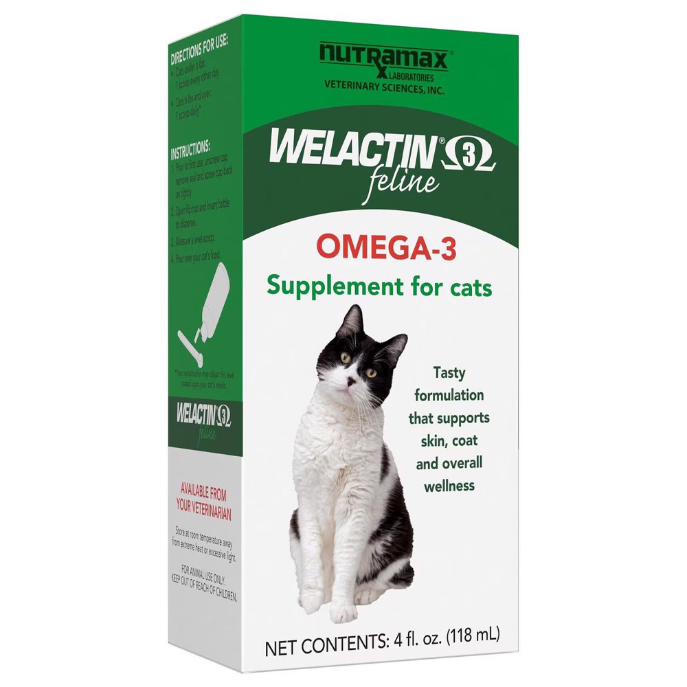 Nutramax Welactin Omega-3 Fish Oil Liquid Skin & Coat Supplement