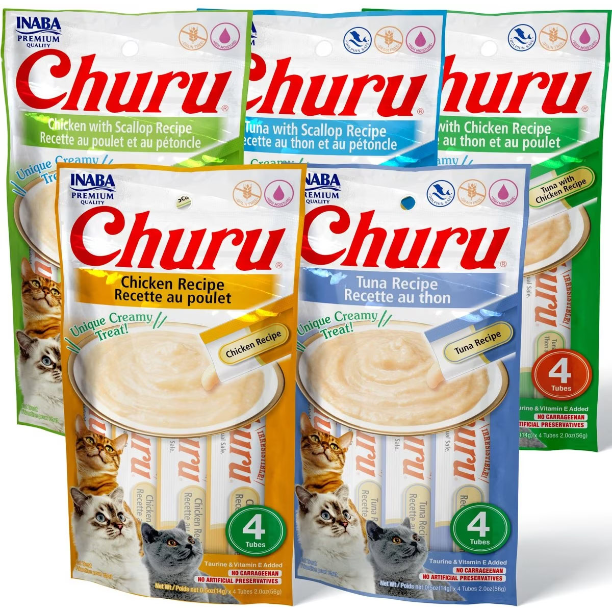 Inaba Churu Variety Pack Lickable Cat Treat