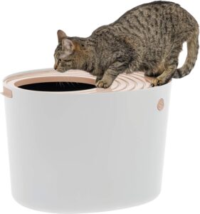 Iris Top Entry Cat Litter Box
