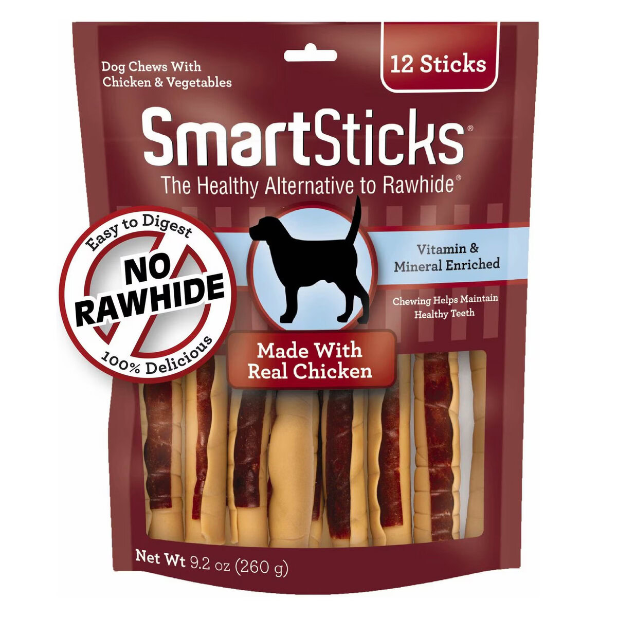 SmartBones SmartSticks Chicken Dog Treats