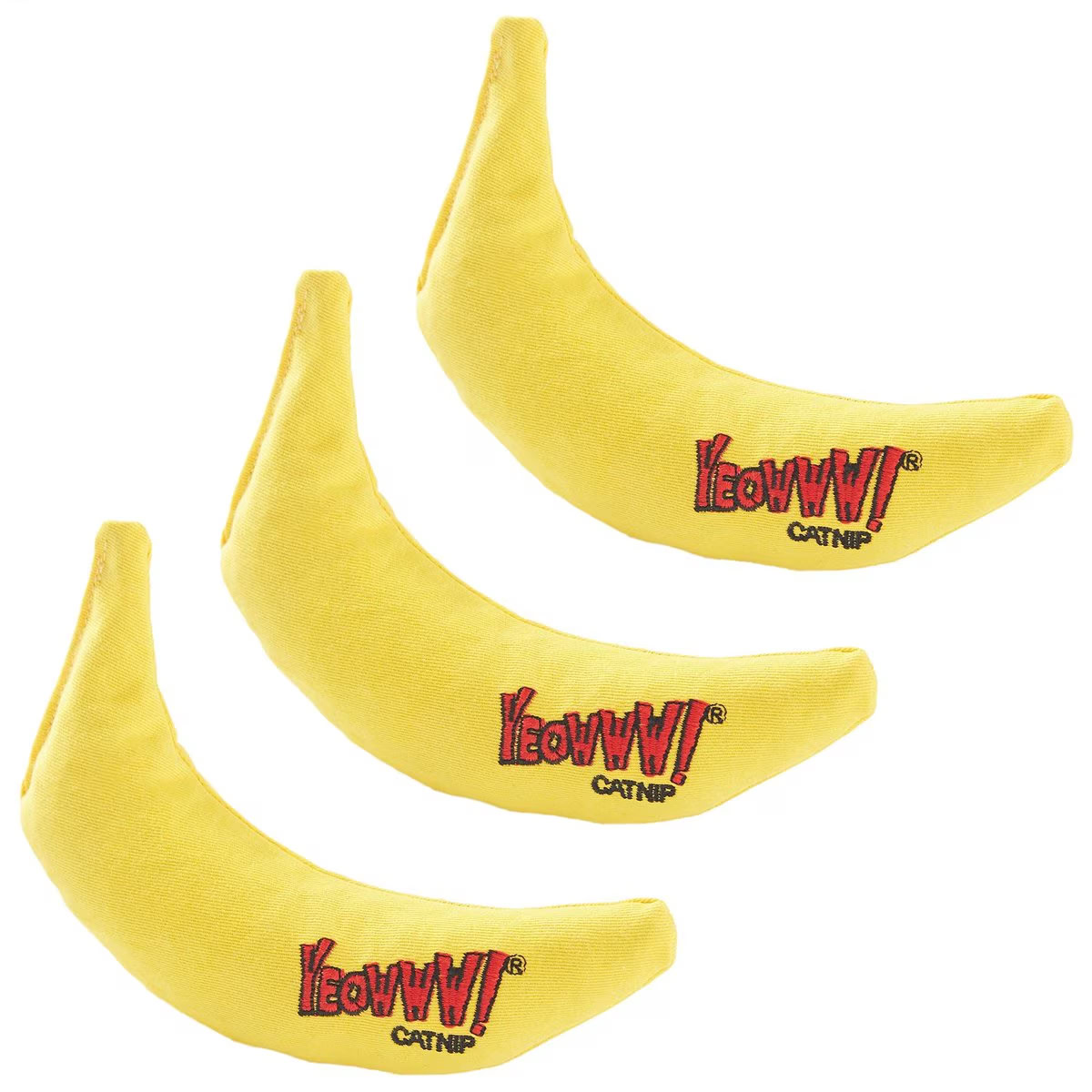 Yeowww! Catnip Yellow Banana Cat Toy