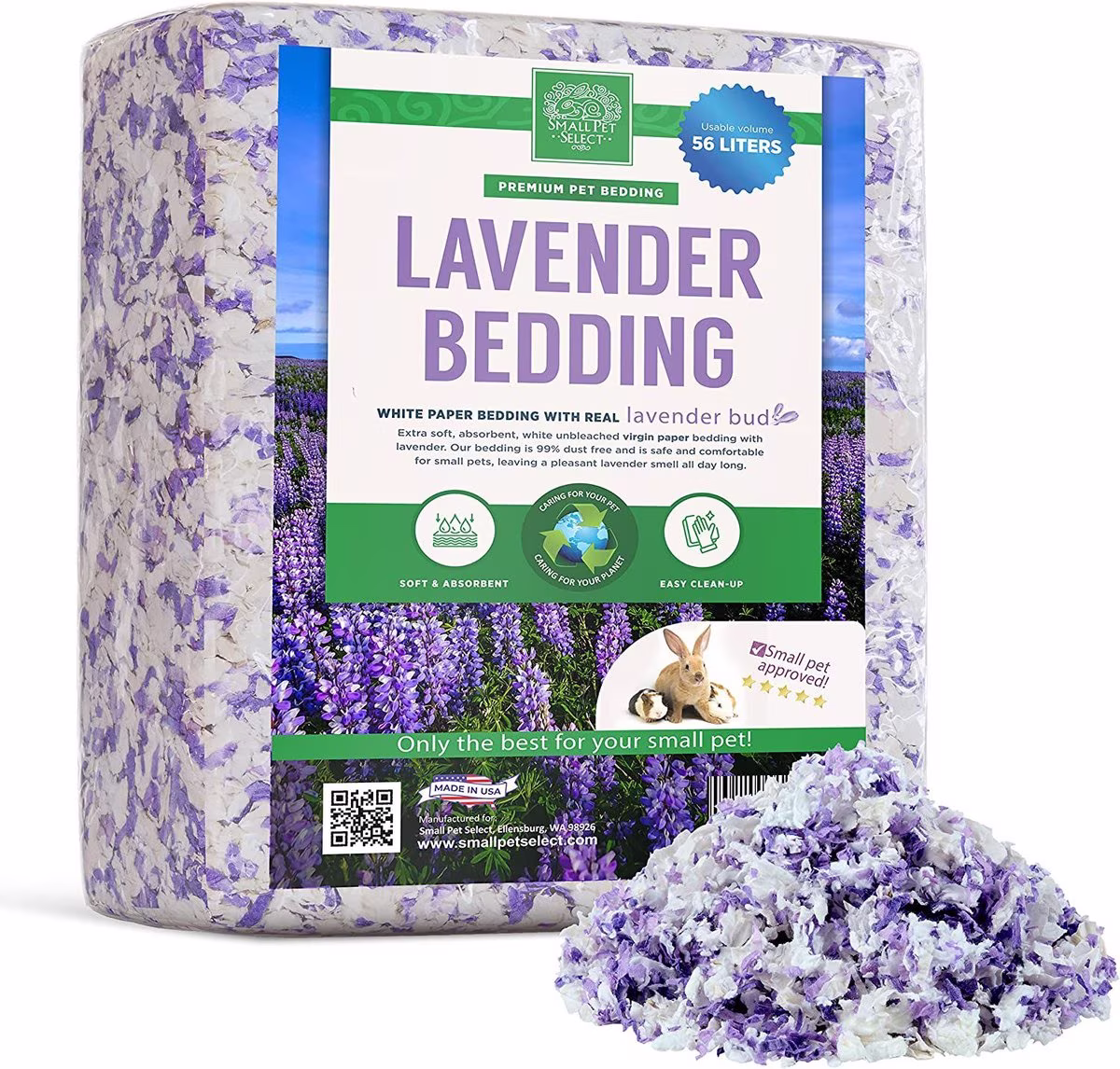 Small Pet Select Paper & Real Natural Lavender Small Pet Bedding