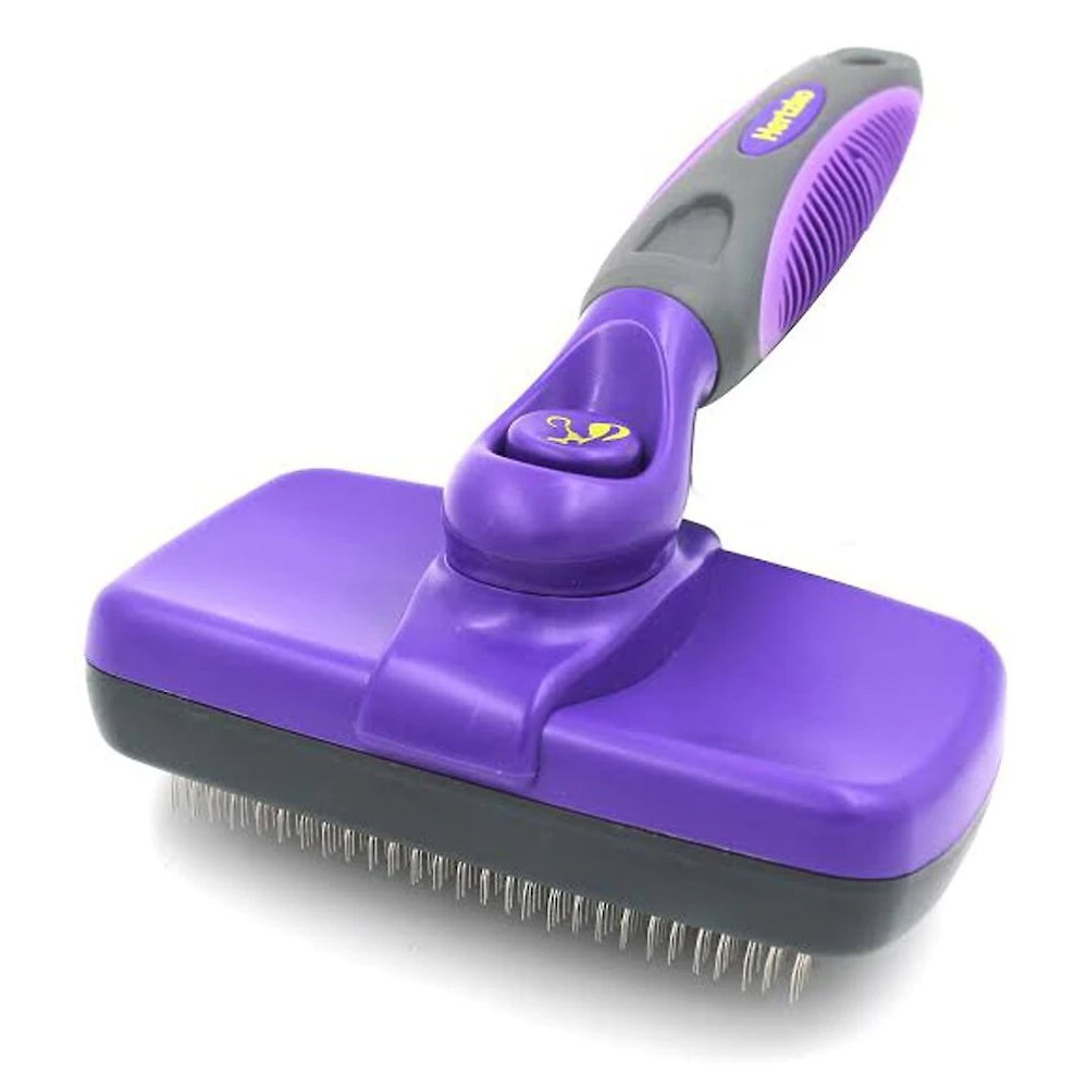 Hertzko Self-Cleaning Dog & Cat Slicker Brush