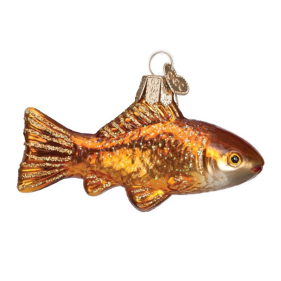 Old World Christmas Goldfish Glass Ornament
