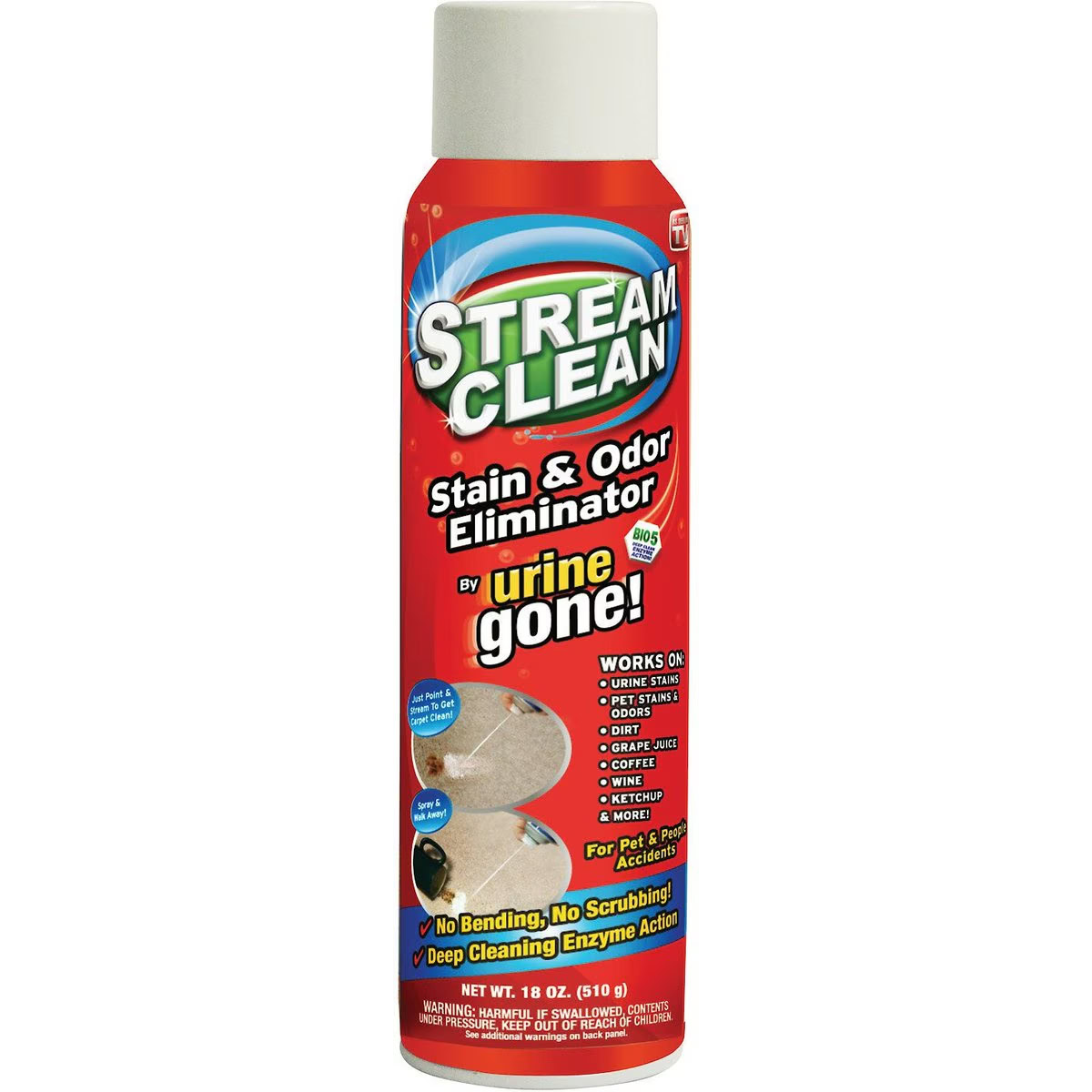 Urine Gone Stream Clean Pet Stain & Odor Eliminator Spray