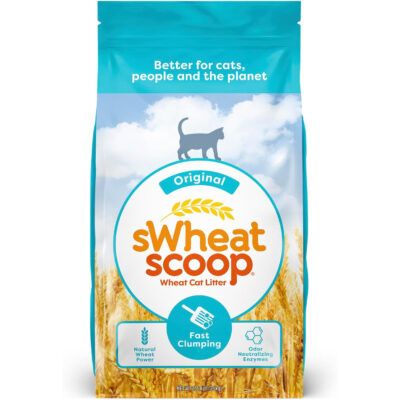 sWheat Scoop Natural Unscented Wheat Cat Litter