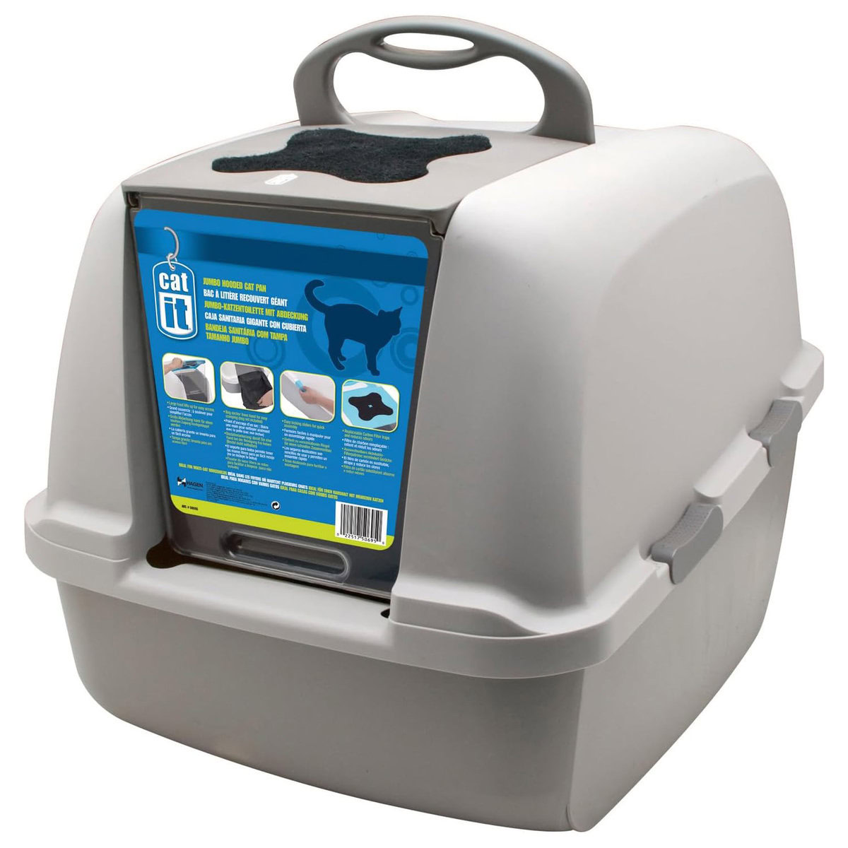 Catit Airsift Jumbo Hooded Cat Litter Pan