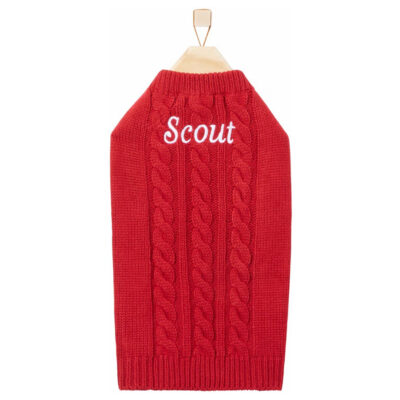 Frisco Personalized Dog Knitted Sweater