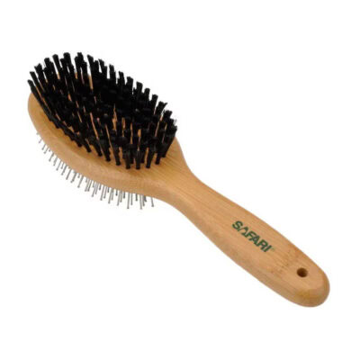 Safari Bamboo Pin & Bristle Combo Dog Brush