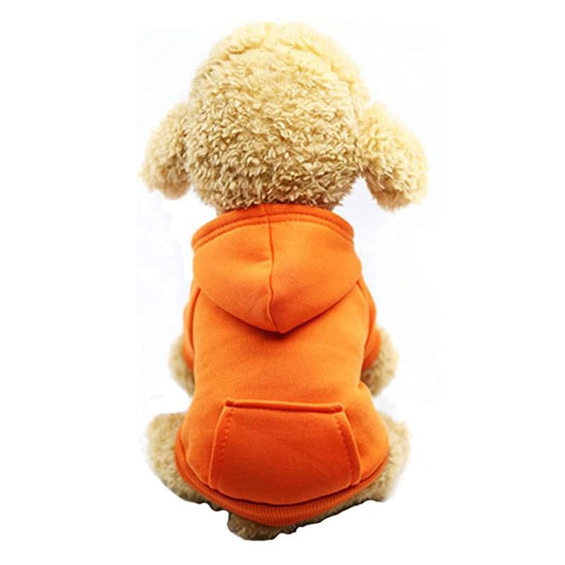 Jecikelon Winter Dog Hoodie with Pockets