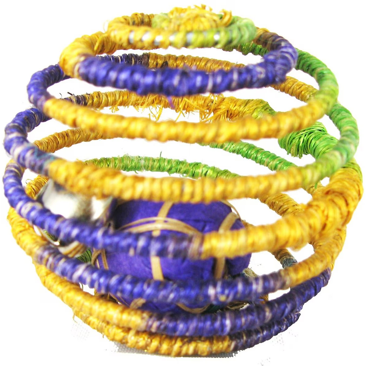 Planet Pleasures Spiral Ball with Catnip and Bell
