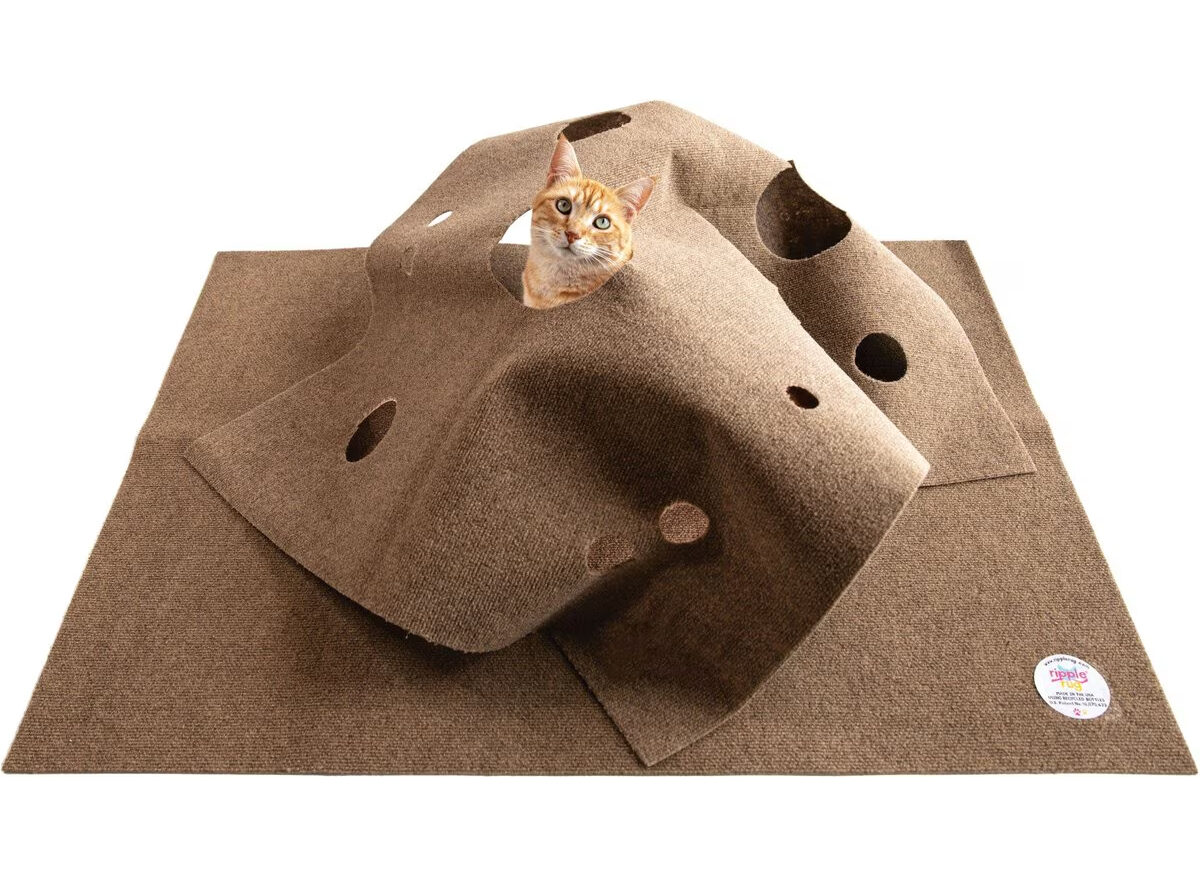 SnugglyCat Ripple Rug Cat Activity Play Mat