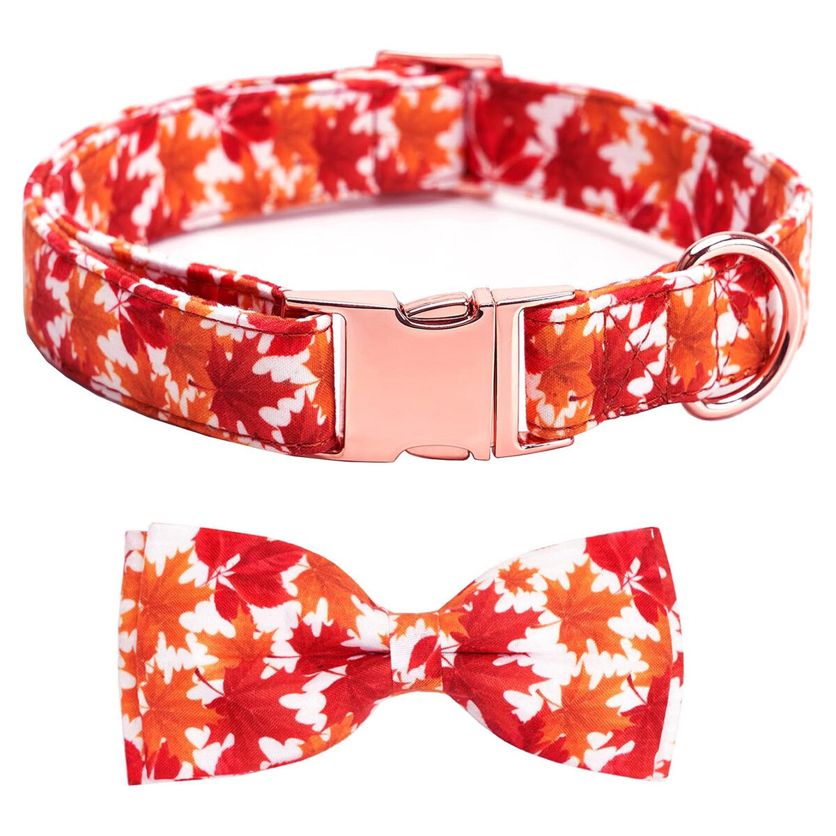 Thankspaw Thanksgiving Dog Bowtie Collar