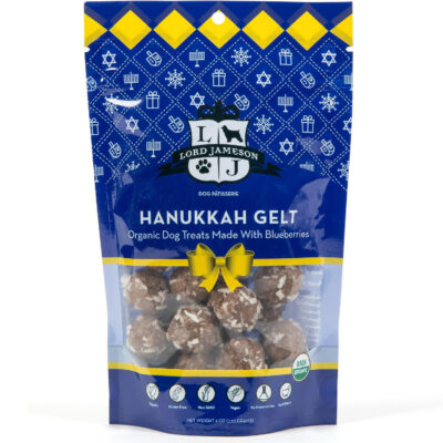 Lord Jameson Hanukkah Gelt Organic Vegan Dog Treats