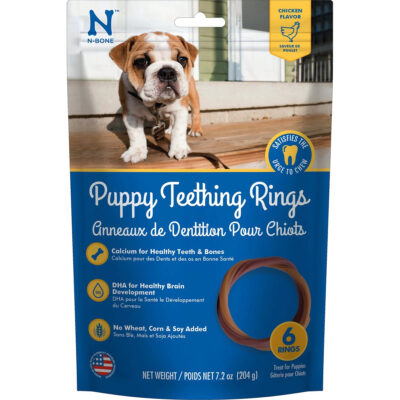 N-Bone Puppy Teething Ring Dog Treats