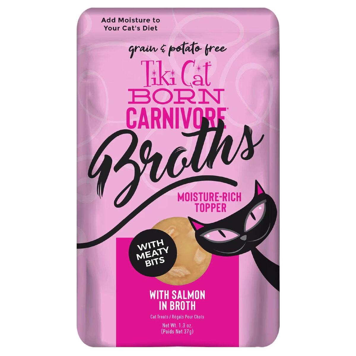 Tiki Cat Broths Salmon in Broth with Meaty Bits