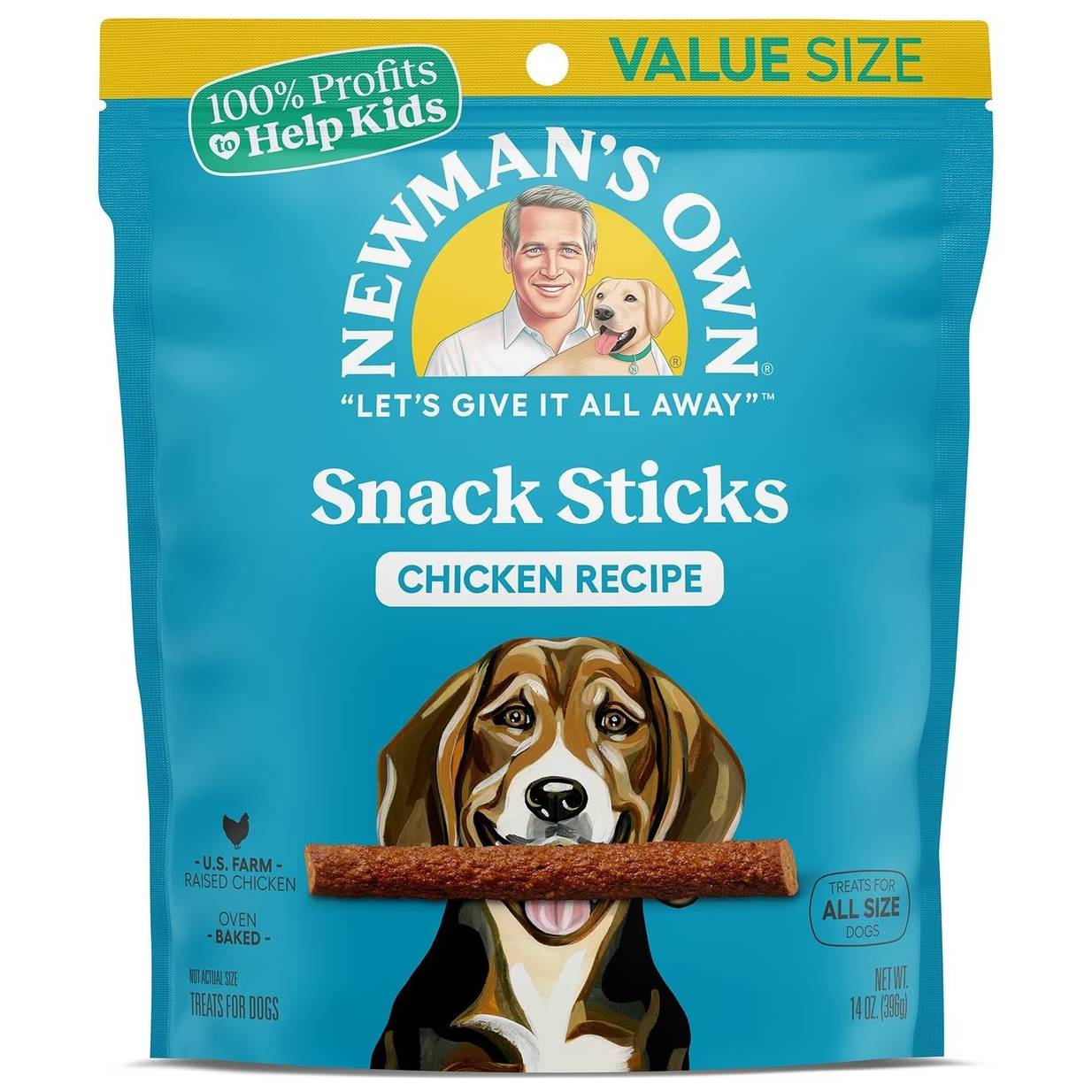 Newman’s Own Snack Sticks Grain-Free Dog Treats