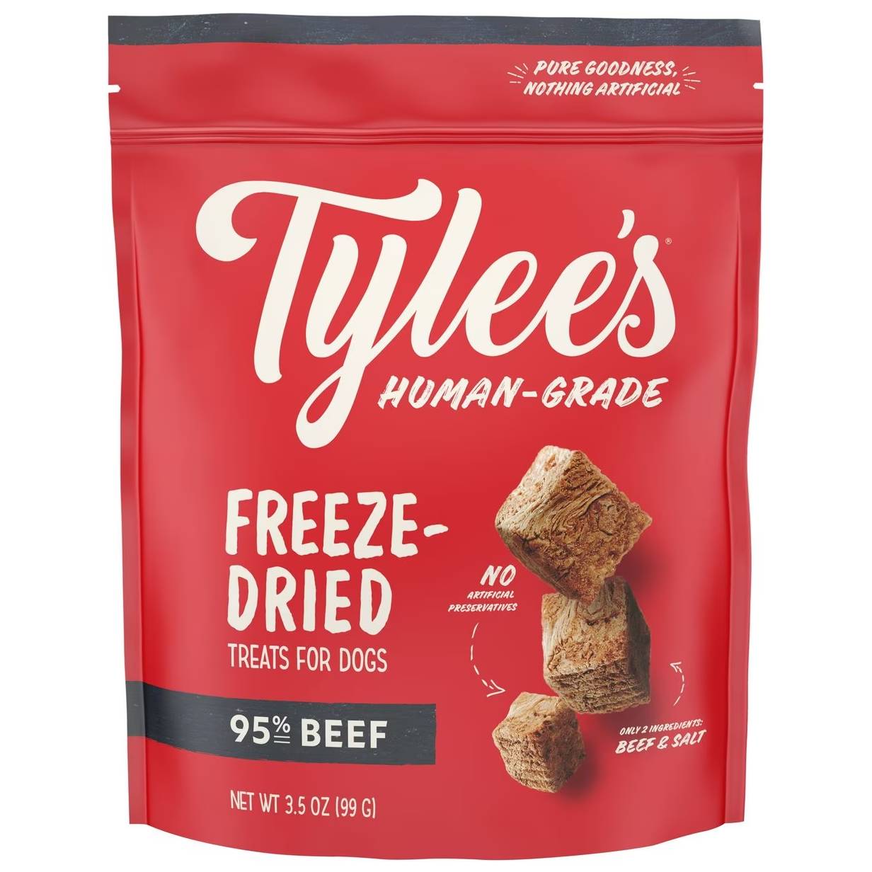 Tylees’s Beef Human-Grade Freeze-Dried Dog Treats