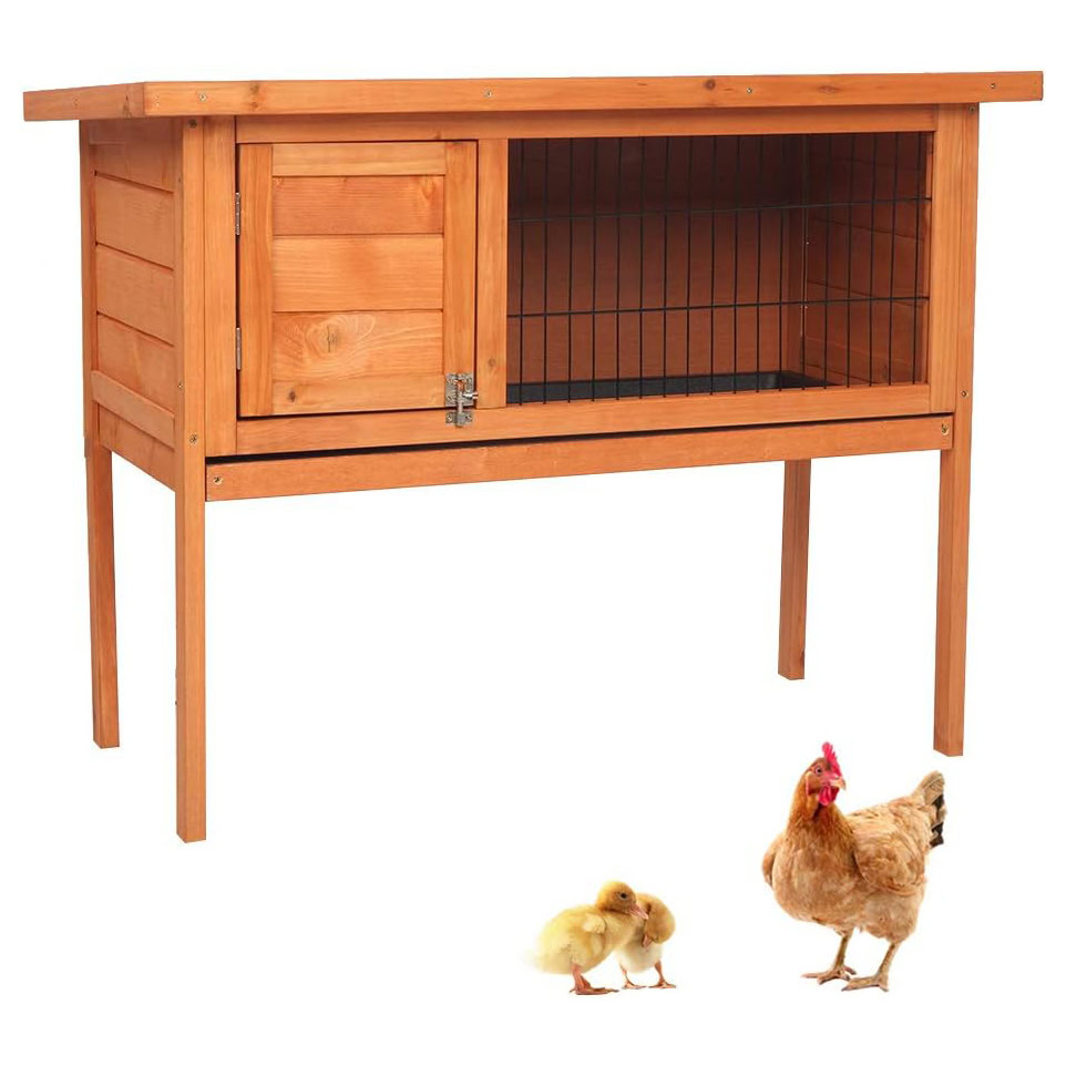 36” Outdoor Wooden Chicken Coop